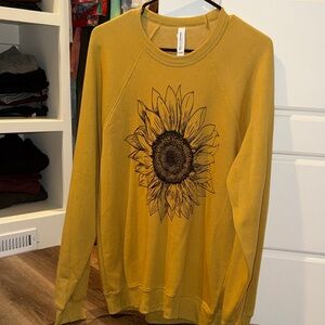 Yellow Sunflower Sweatshirt